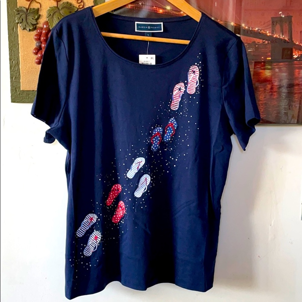 New path to the stars flip flops tee shirt G4